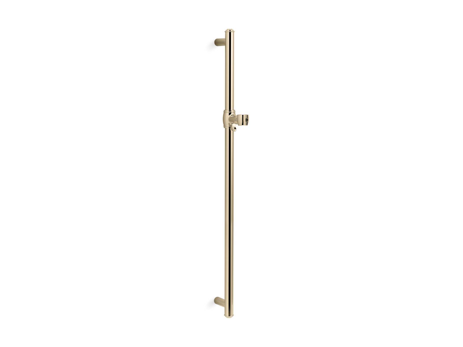 Kohler® 72798-AF 72798 Artifacts® Trim Kit Shower Side Bar, 30 in OAL, Metal, Vibrant Polished Gold