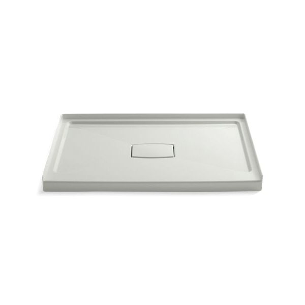 Kohler® 9397-NY Archer® Single Threshold Shower Base With Removable Cover, Dune, Center Drain, 48 in L x 36 in W x 3-11/16 in D