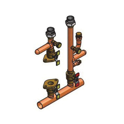 KD Navien® GFFM-MSOZUS-001 Primary Manifold Kit, For Use With NHB Series Wall-Hung Boiler, Domestic
