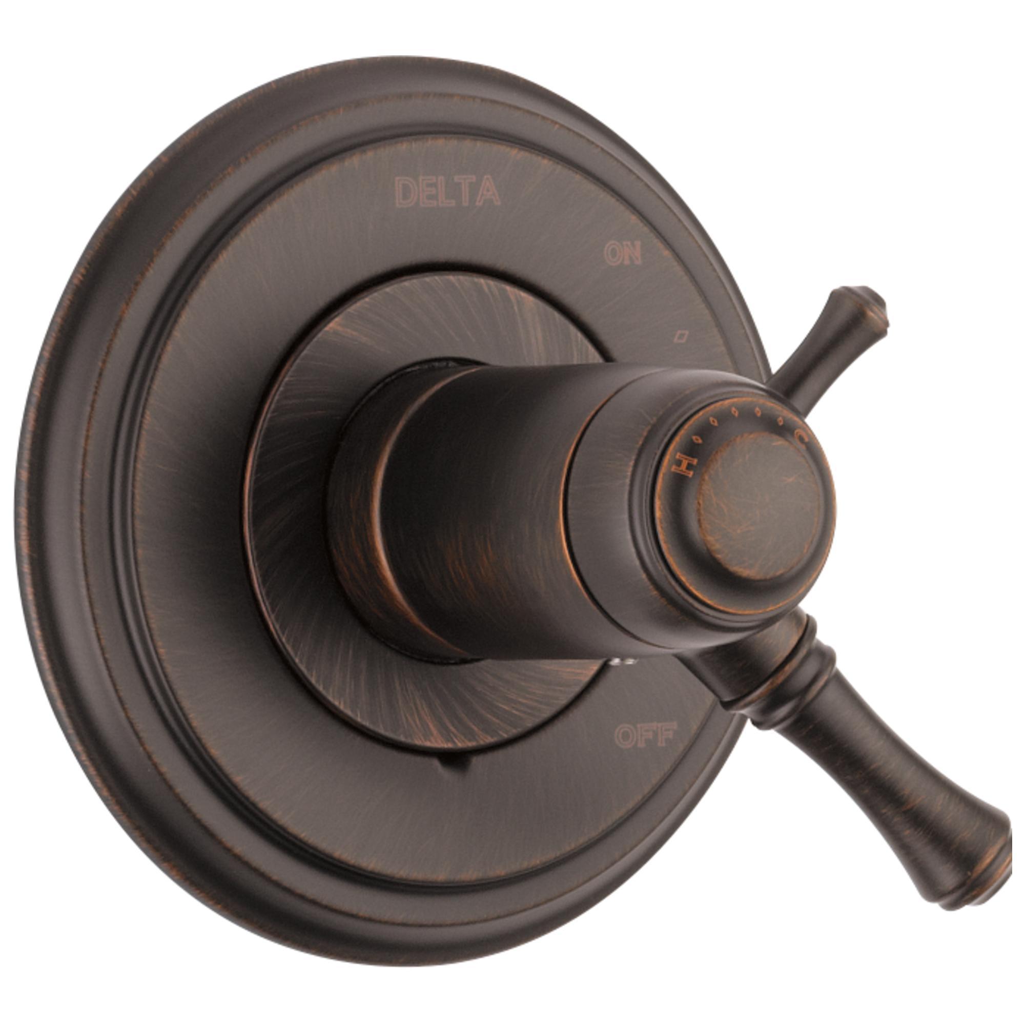 DELTA® T17T097-RB TempAssure® 17T 2-Function Valve Trim, 2.5 gpm Shower, Venetian Bronze