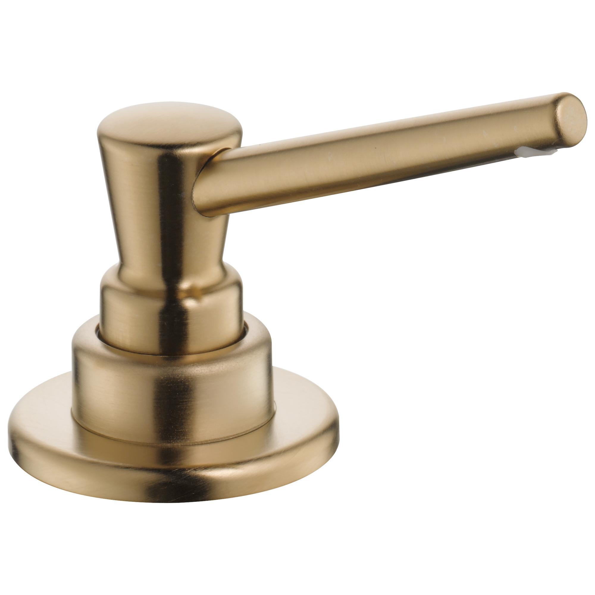 DELTA® RP1001CZ Soap/Lotion Dispenser, 13 oz Capacity, Deck Mount, Plastic, Domestic