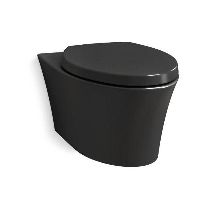 Kohler® 31539-7 31539 1-Piece Toilet, Veil®, Elongated Bowl, 13-1/16 in H Rim, 1 gpm, Black