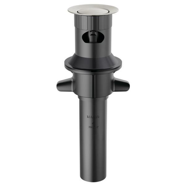 DELTA® RP101631SS Push-Pop Assembly With Overflow, For Use With Sink With Overflow, Plastic, Import, Commercial/Residential