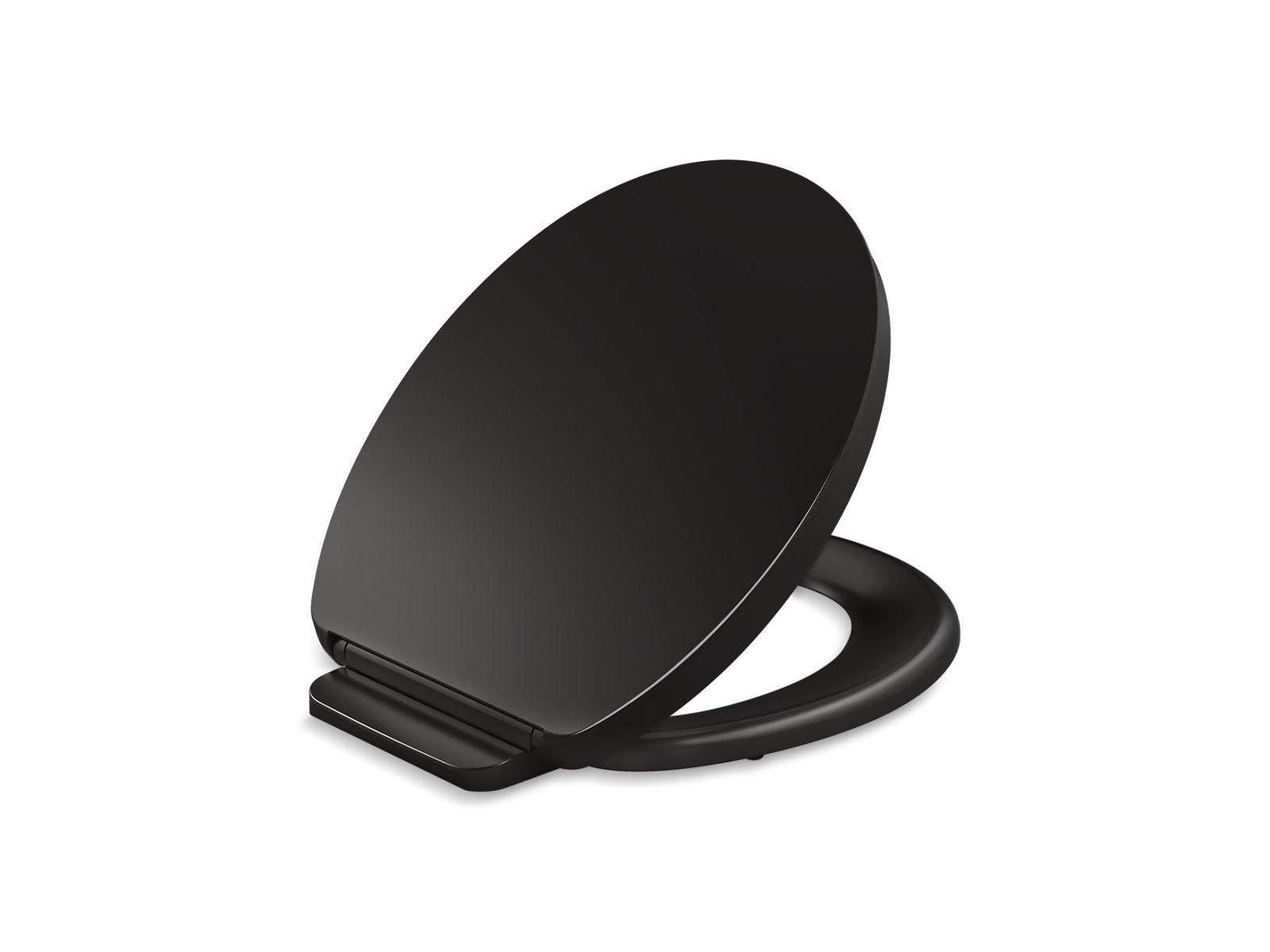 Kohler® 26802-7 Toilet Seat, Impro®, Plastic, Black