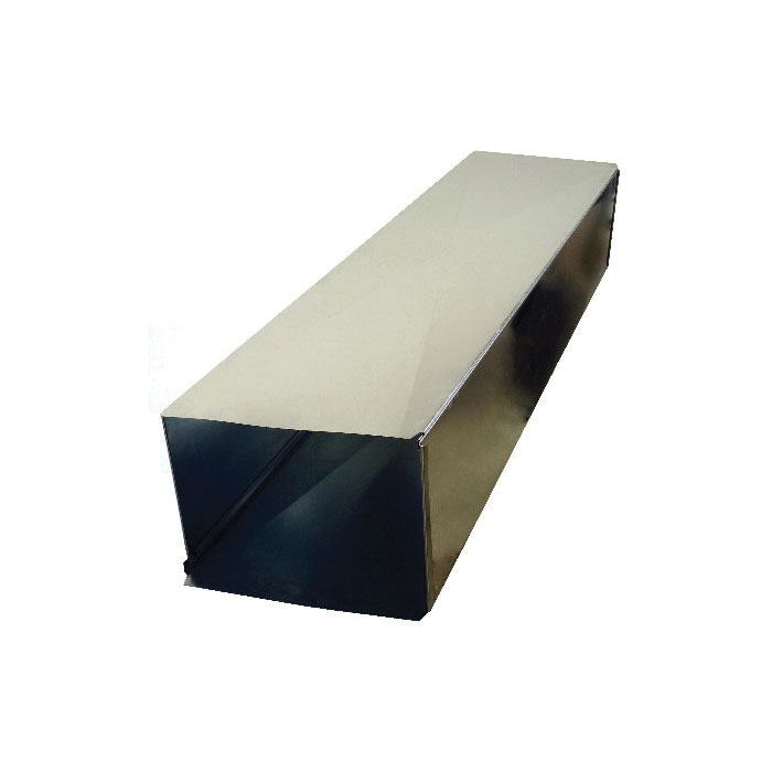 Snappy&trade: 100-20125 Loose Cleat Rectangular Standard Duct, 60 in L x 20 in W x 12 in H, Steel, Hot Dipped Galvanized, 26 ga