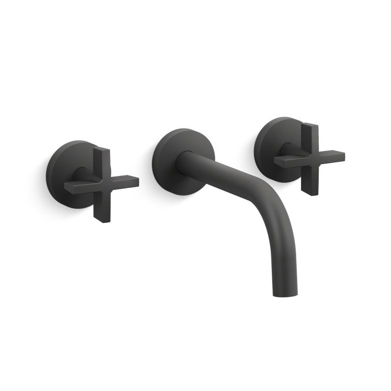 Kallista P21803-CR-BL One™ by KALLISTA Wall-mount sink faucet, cross handles
