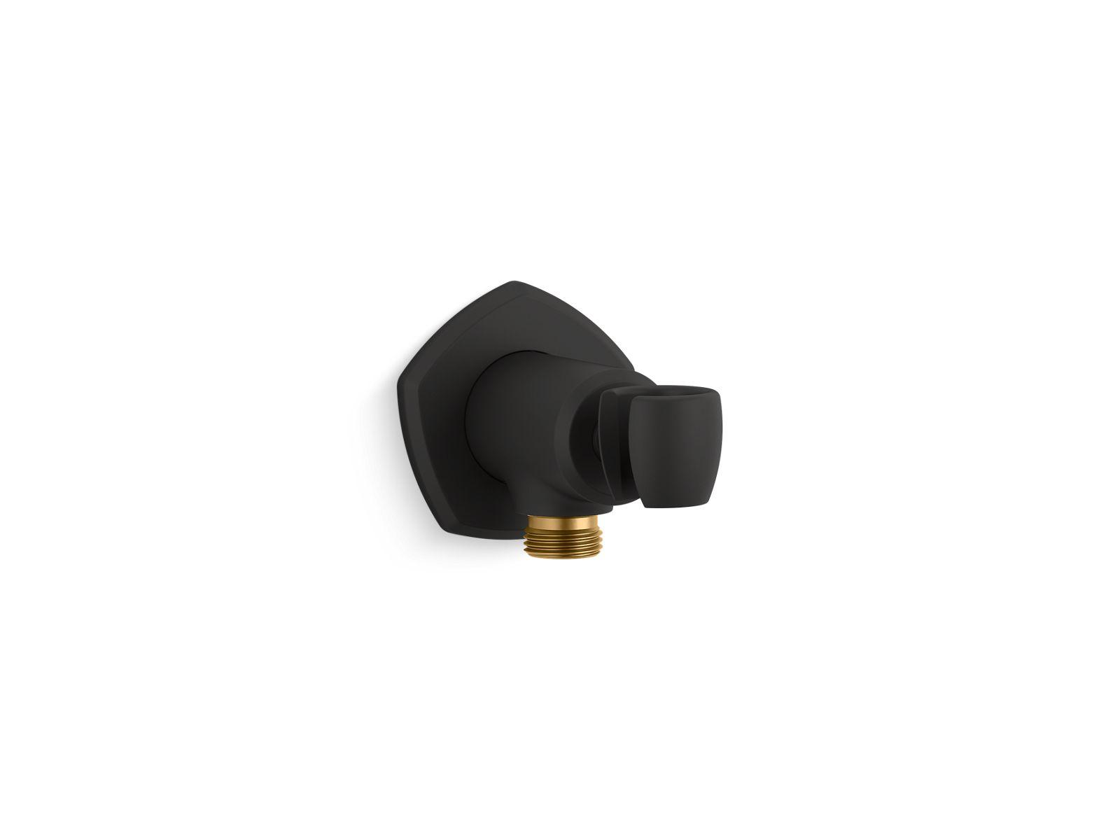 Kohler® 27117-BL 27117 Adjustable Shower Holder, Wall Mount, For Use With Occasion Bathroom Faucet and Accessories, 1/2 NPT Connection, Premium Metal