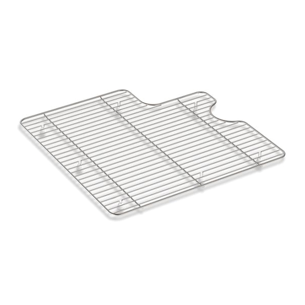 Kohler® 21110-ST Farmstead® Left Side Sink Rack, 19-7/8 in L x 19-15/16 in W x 1-11/16 in H, Specialty Shape