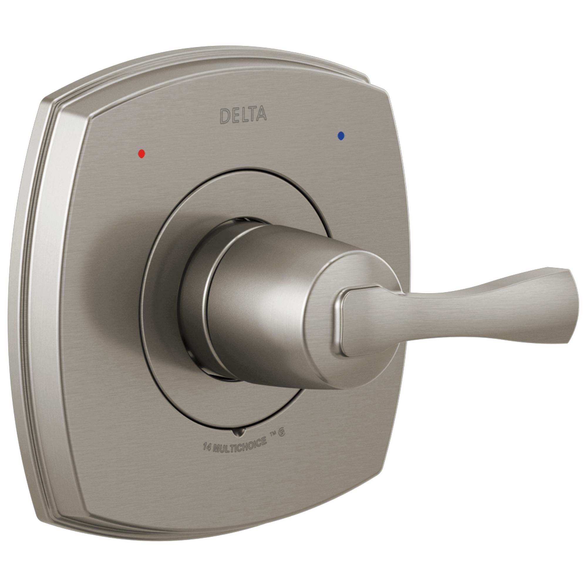 DELTA® T14076-SS-PR 14 Series Stryke® Single Handle Lever Valve, Zinc Body, Stainless
