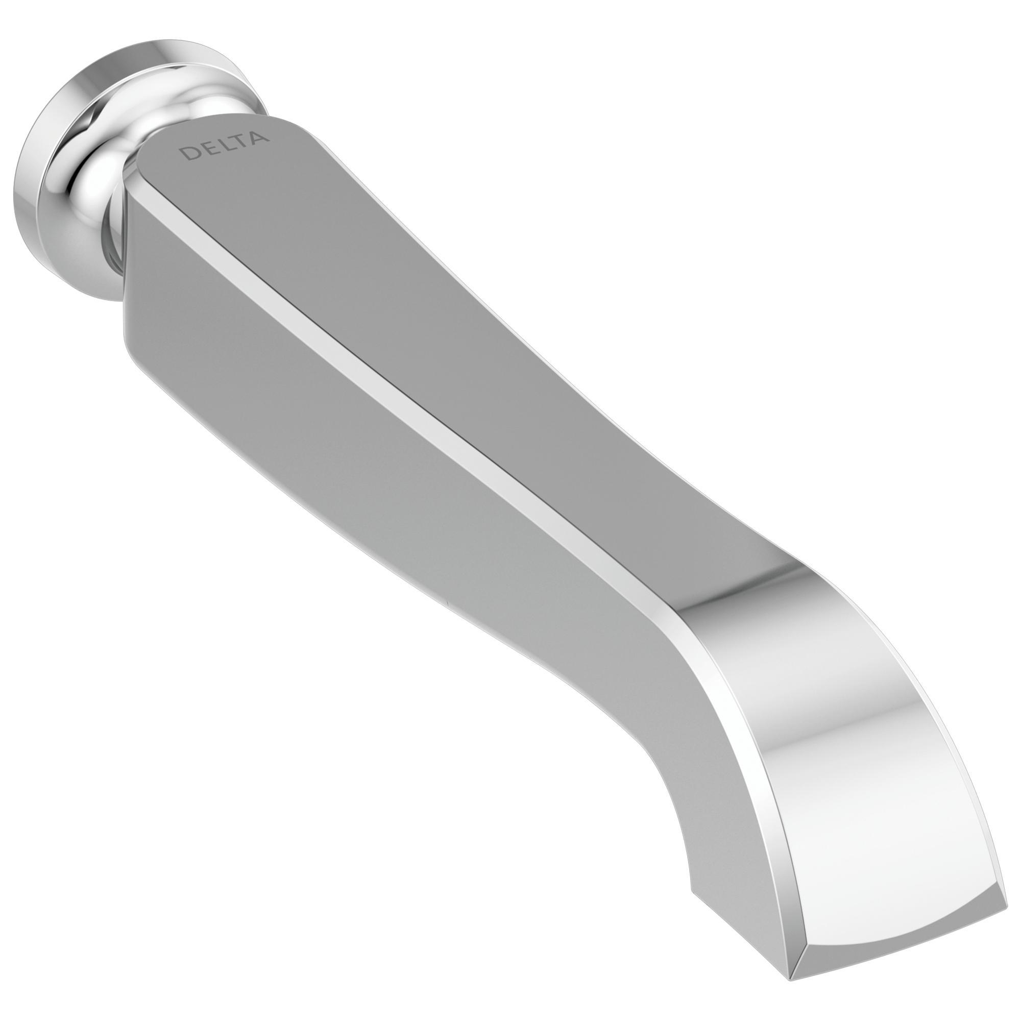 DELTA® T5756-LHP-WL Dorval™ Tub Filler Trim, 18 gpm Flow Rate, 8 in Center, Polished Chrome, Import, Commercial/Residential