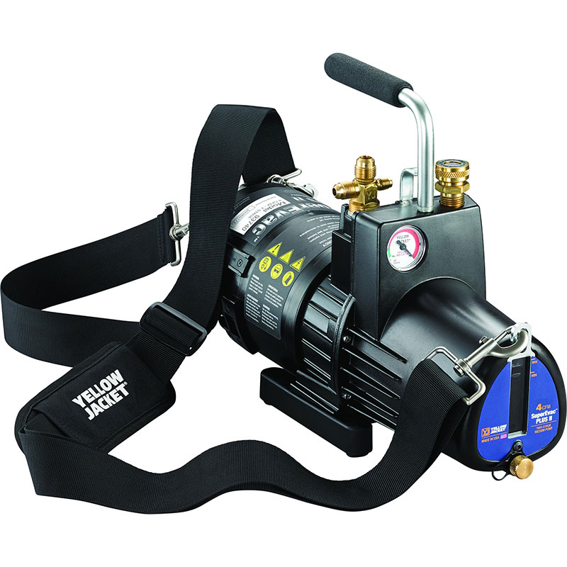 Yellow Jacket&reg; 93740 PLUS II Vacuum Pump, 4 cfm Displacement, 36 oz Oil, Domestic
