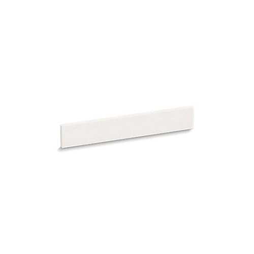 Kohler® 25814-PWH Backsplash, 24-1/8 in L x 4 in W x 13/16 in THK, Quartz, Pure White