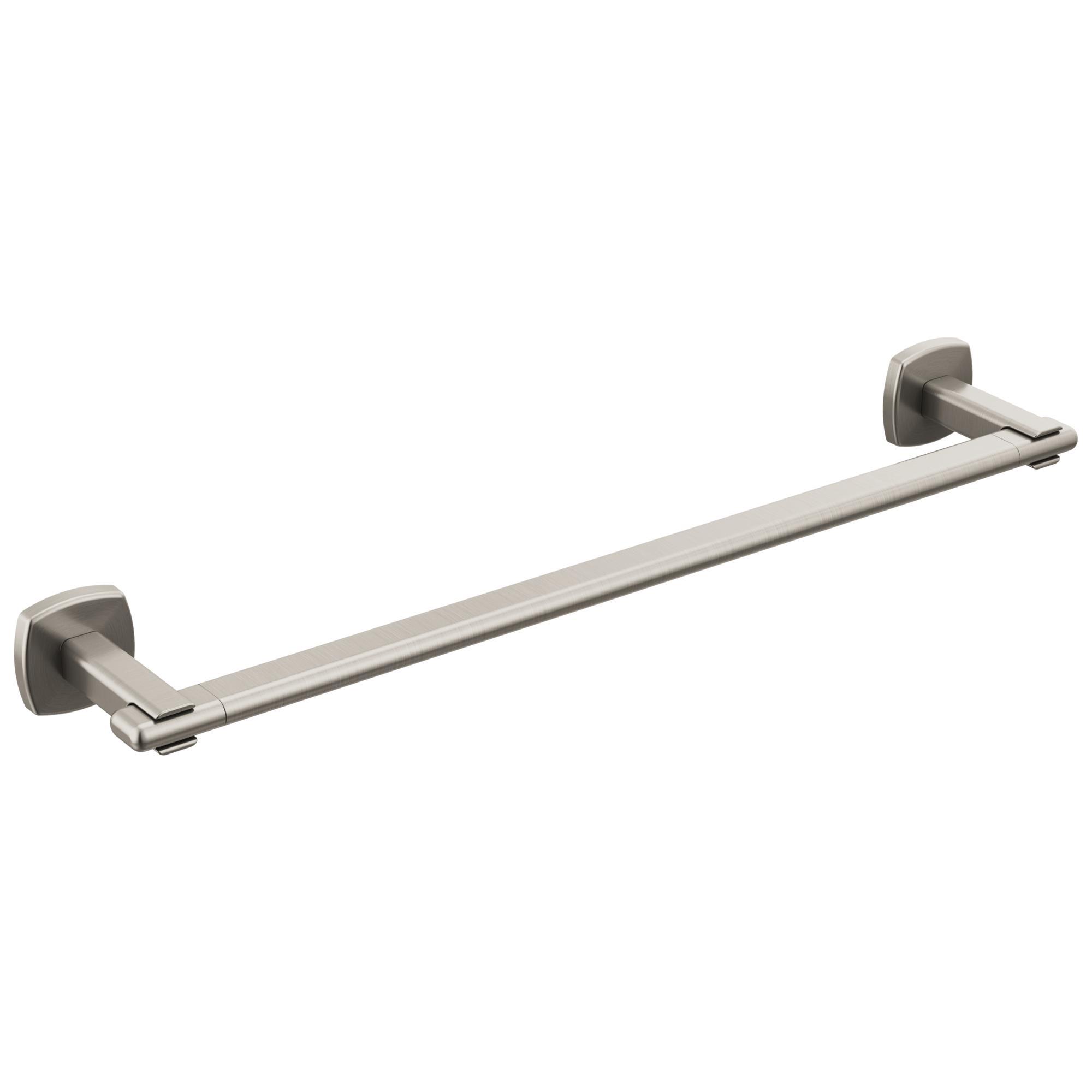 Brizo® 691867-NK Towel Bar, 18 in L Bar, 2 in OAH x 3.5 in OAD, Zinc, Import