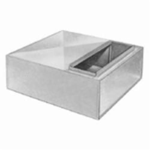 Snappy&trade: SB38 Return Air Support Box, 38 in L x 28 in W x 10 in D, Steel, Galvanized