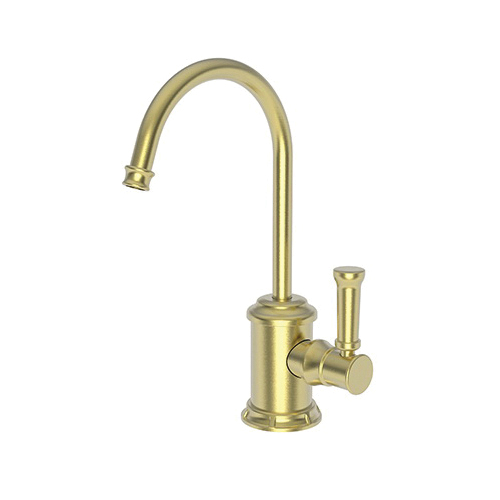 Newport Brass® 3210-5623/04 Model 3210-5623 Cold Water Dispenser Faucet, Gavin, 1 gpm Flow Rate, PVD Satin Brass, 1 Handles