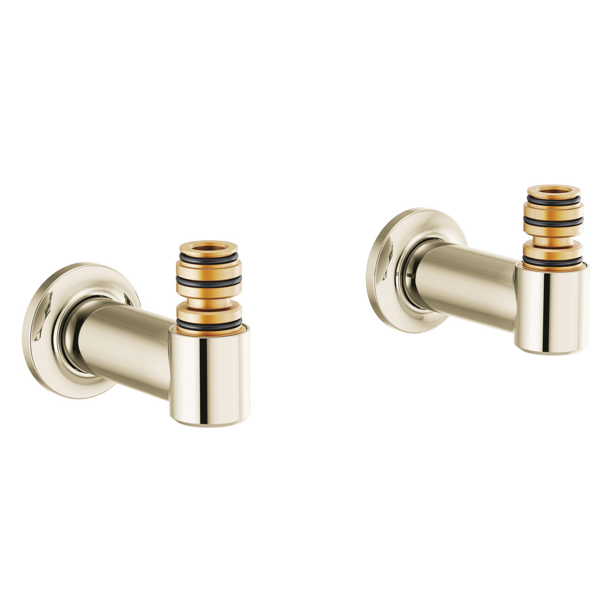 Brizo® T71764-PN Frank Lloyd Wright®/Kintsu™ Tub Filler Union, Polished Nickel, Import
