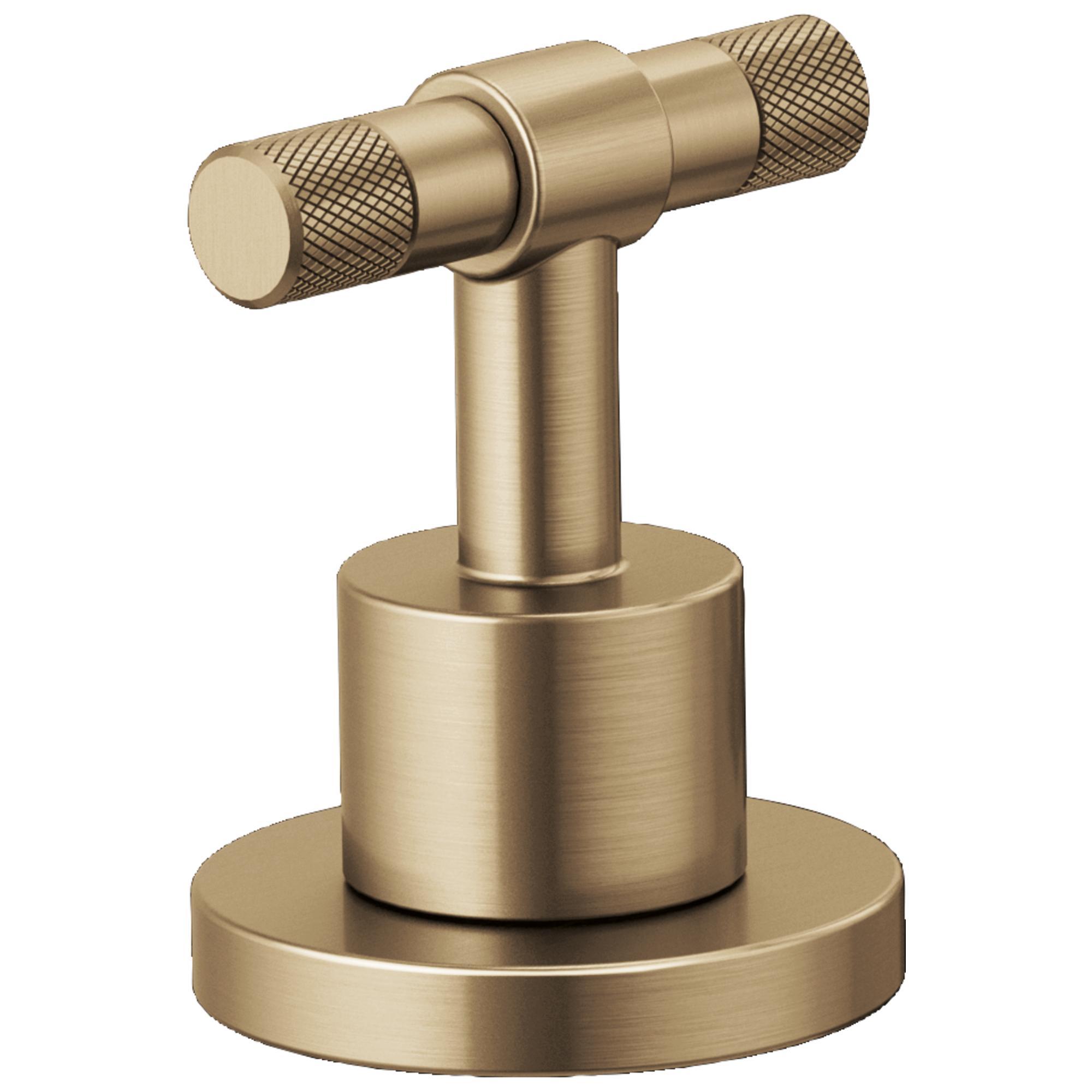 Brizo® HL5333-GL-NM Litze® Two T-Lever Handle Kit, For Use With Models 65332LF-LHP/65332LF-LHP-ECO/65334LF-LHP/65334LF-LHP-ECO Widespread Lavatory Faucets, Luxe Gold, Import