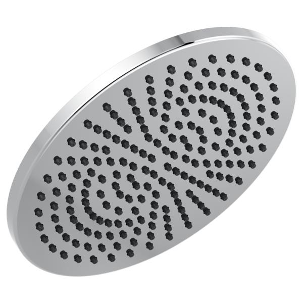 DELTA® 52158-PR25 Raincan Universal Showerhead, 2.5 gpm Max Flow, 1 Sprays, Ceiling/Wall Mount, 11-3/4 in Dia x 2-3/8 in H Head, Import