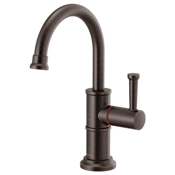Brizo® 61325LF-H-RB Artesso® Instant Hot Faucet, 1 gpm at 60 psi Flow Rate, Venetian Bronze, 1 Handle, Import