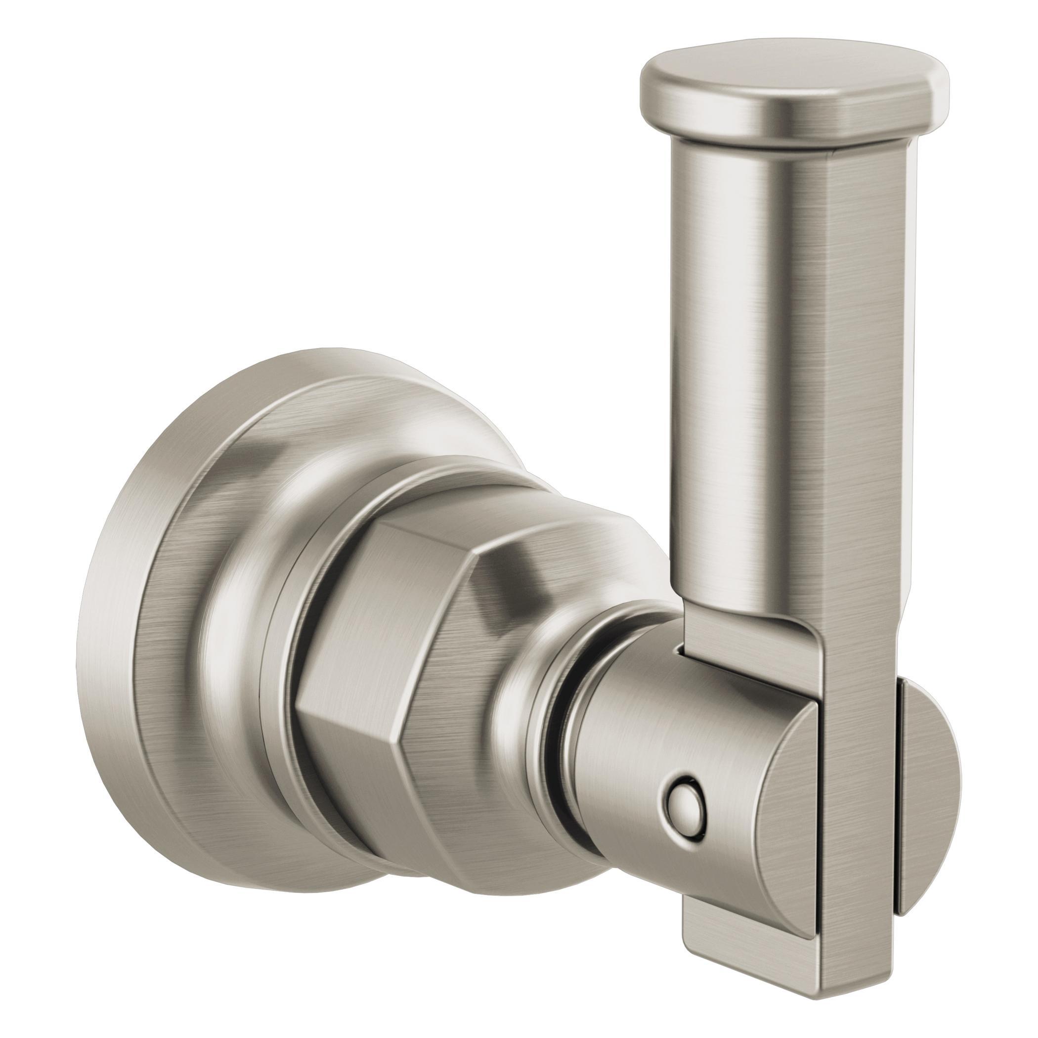 Brizo® 693476-NK Invari™ Robe Hook, 1 Hook, 3.13 in OAH x 1.81 in OAW x 2.88 in OAD, Metal, Import