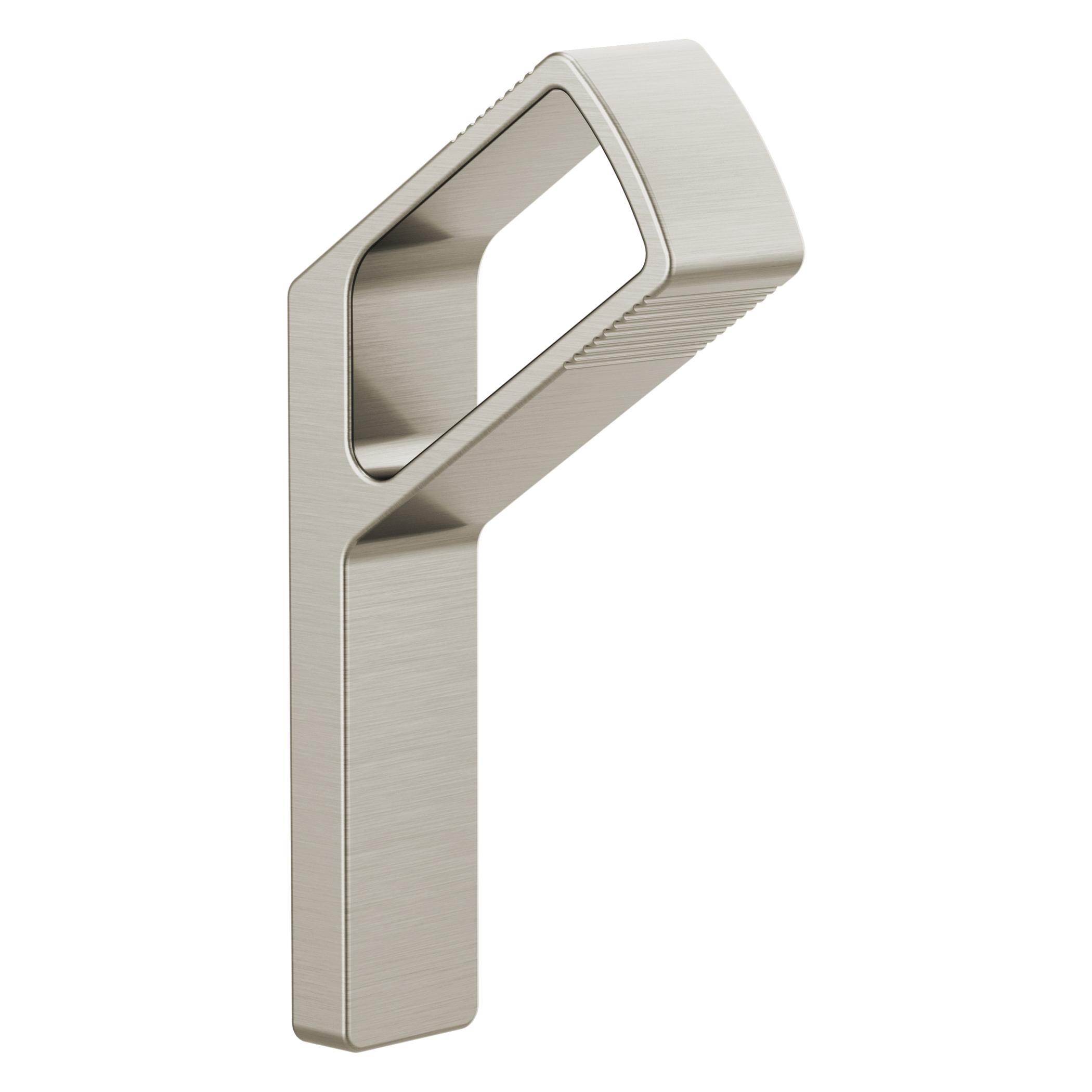 Brizo® 693406-NK Kintsu™ Bent Bar Robe Hook, 1 Hooks, 4-1/4 in OAH x 7/8 in OAW x 2-1/8 in OAD, Metal, Import