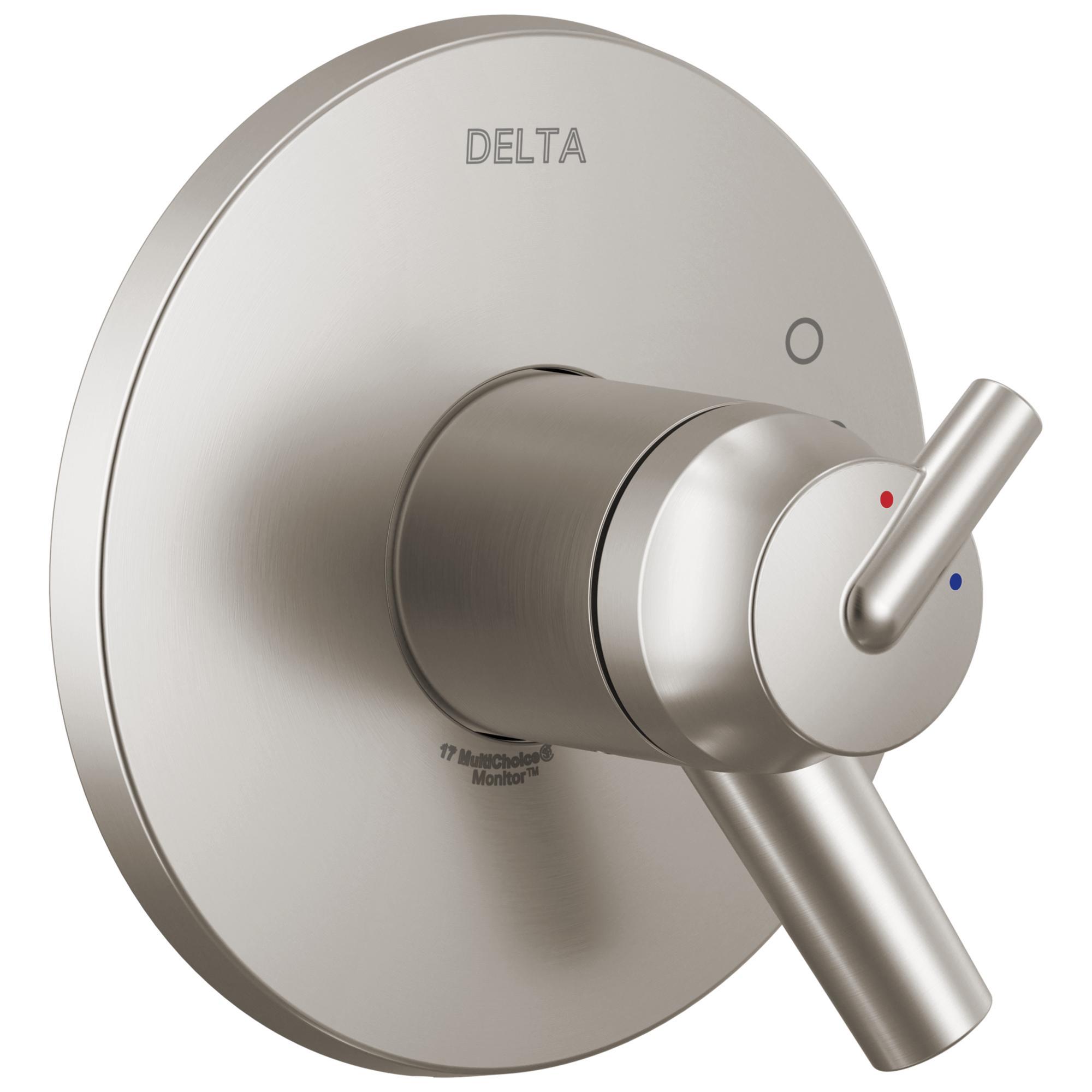 DELTA® T17T059-SS TempAssure® 17T Valve Trim Only, 1.75 gpm Shower, Stainless Steel