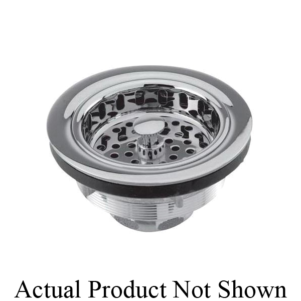 Newport Brass® 121/03N Model 121 Newport Brass® 121 Large Post Style Basket Strainer Set, For Use With Kitchen Sink, Living Uncoated Polished Brass