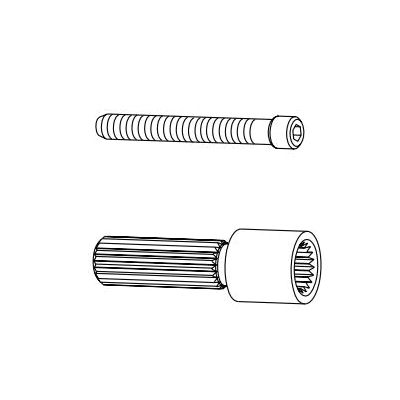 Brizo® RP100304 Stem Extender and Screw, For Use With: Sensori® Model R35600 Volume Control Rough, Domestic