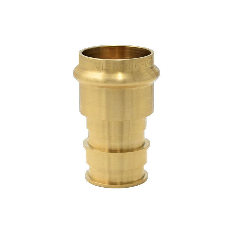 LEGEND 450-861P No Lead Adapter, 3/4 x 1/2 in Nominal, Press x F1960 PEX End Style, Brass