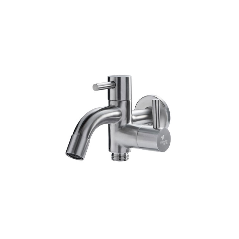 Outdoor Shower Company CAP-HBWS-4122-316 Wall Mount Single Supply Combo Faucet