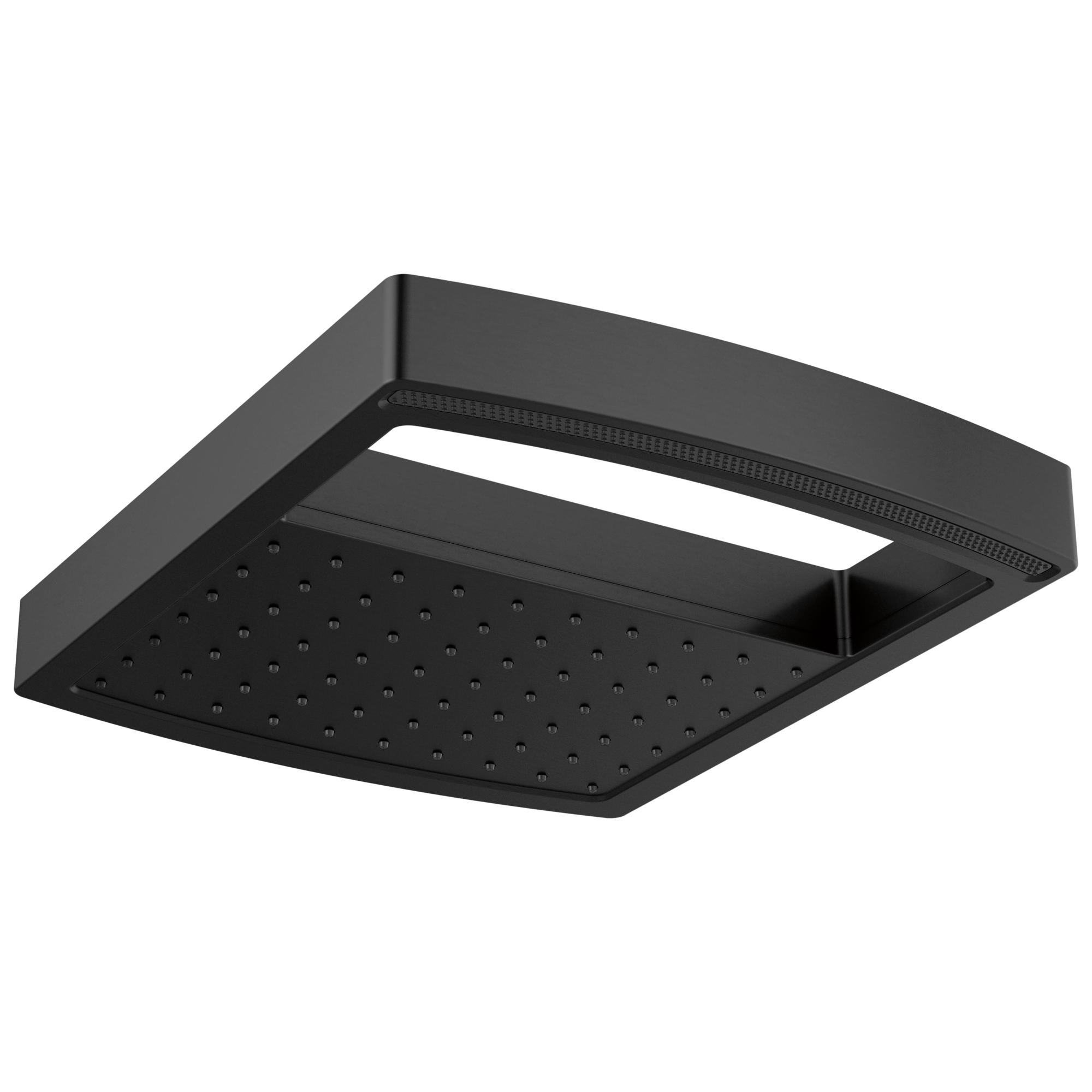 Brizo® 81406-BL-2.5 Kintsu® Dual Waterway Multi-Function Raincan Shower Head, 2.5 gpm Flow Rate, 3 Sprays, Import