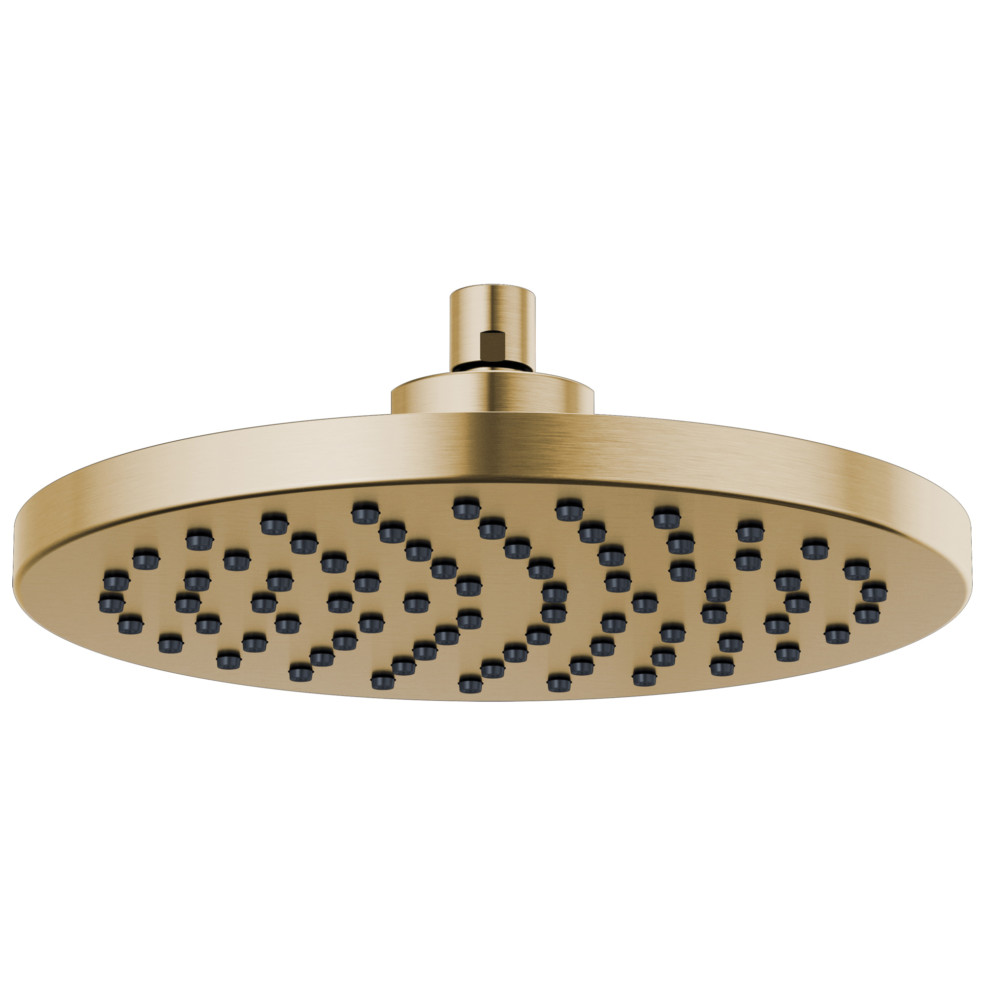 Brizo® 81398-GL-2.5 Raincan Shower Head, Levoir™, 2.5 gpm, 1 Sprays, 10 in Dia Head, Import