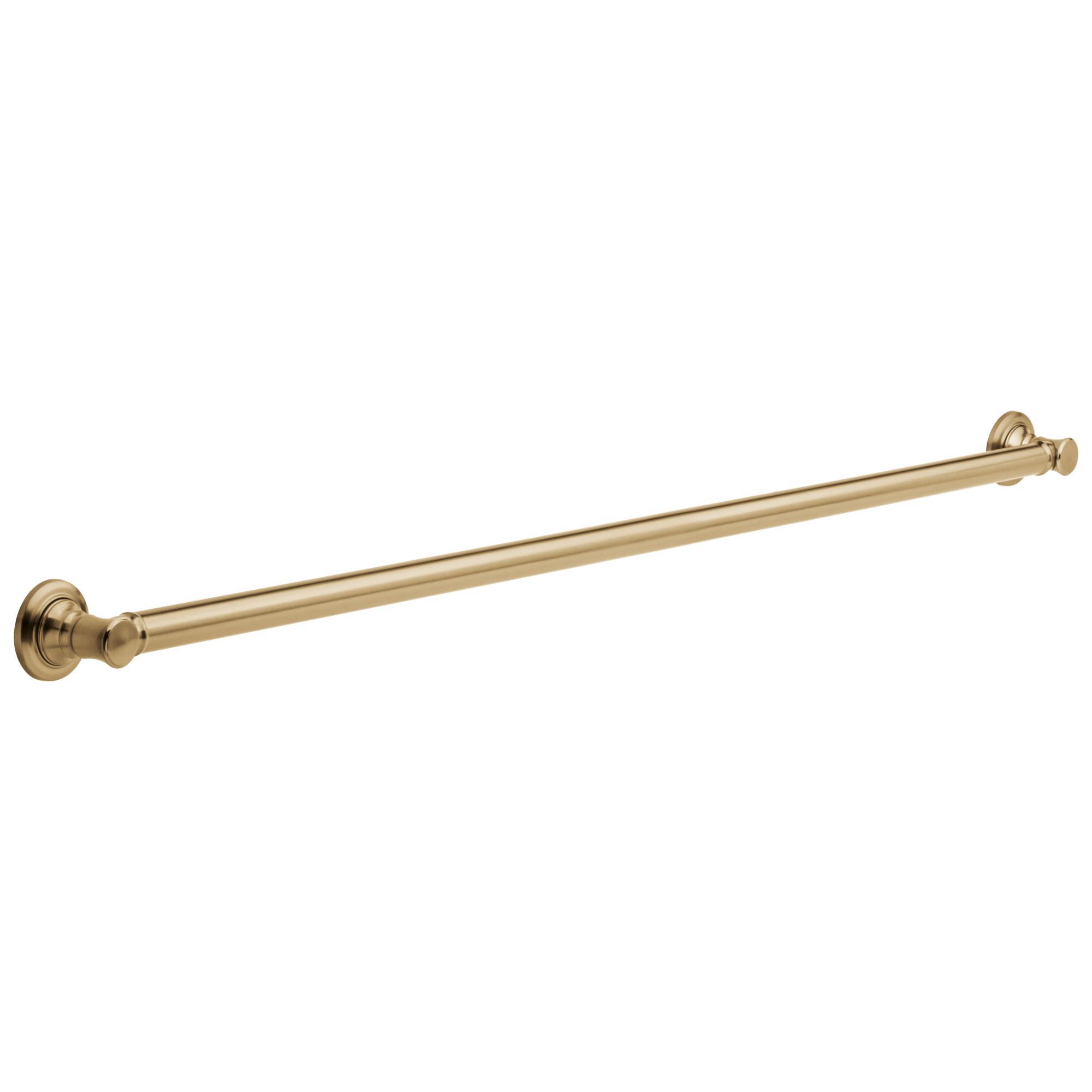 DELTA® 41642-CZ Round Traditional Grab Bar, 42 in L x 1-1/4 in Dia, Brilliance® Champagne Bronze, Import