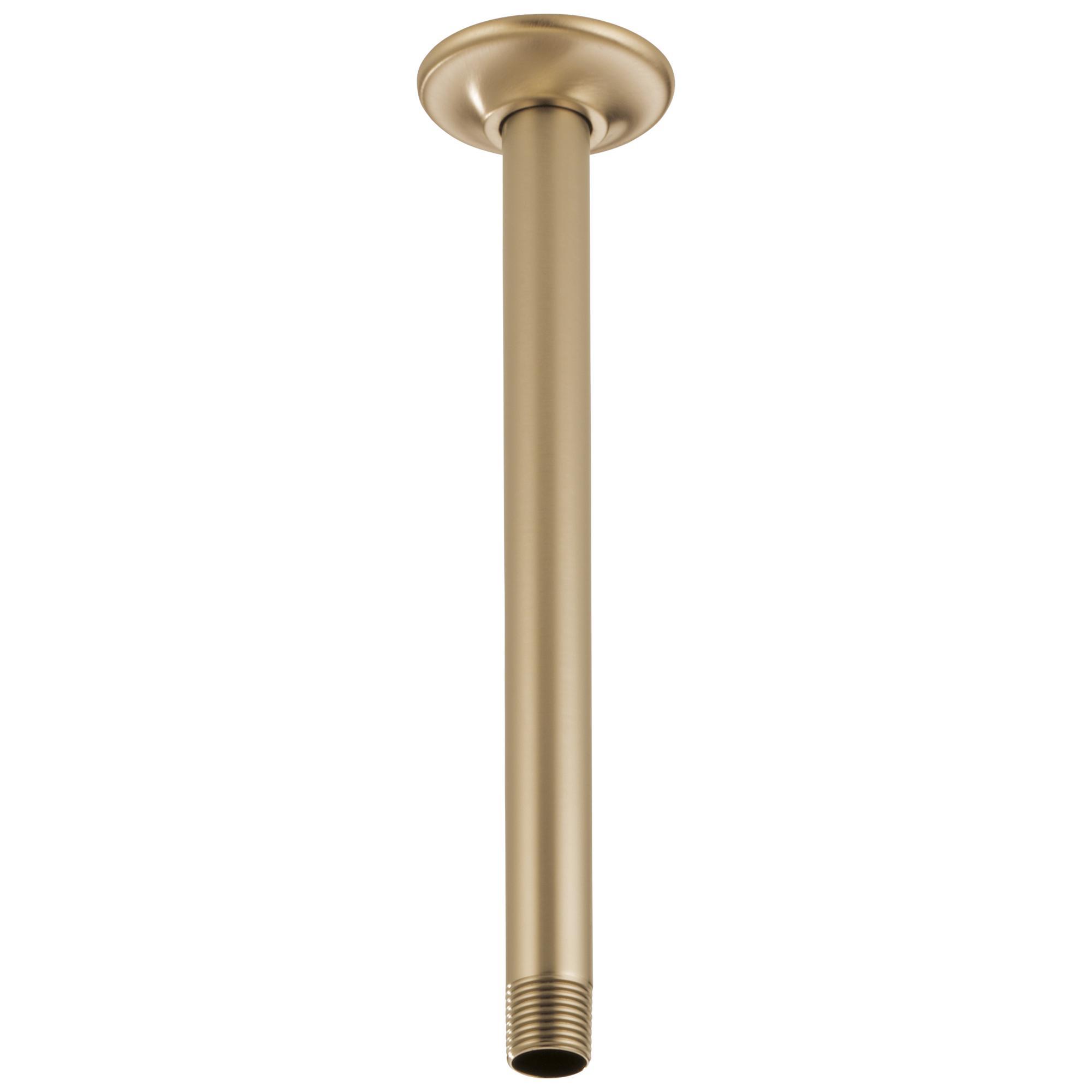 Brizo® RP48986GL Shower Arm, 10 in L, Ceiling Mount, 1/2 in NPT, Import