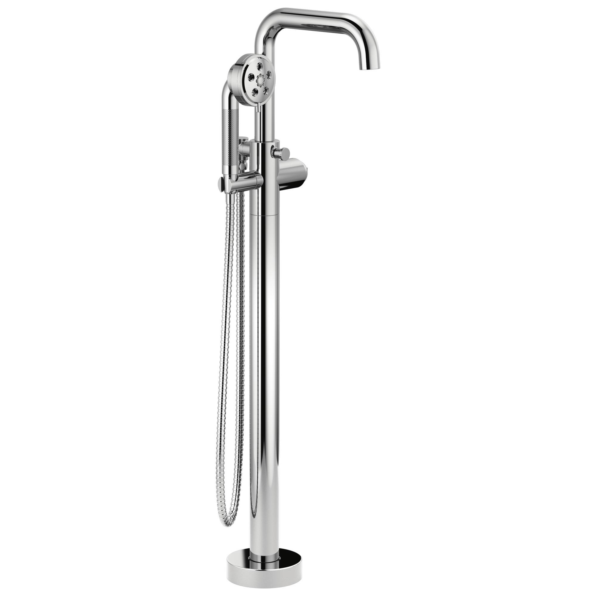 Brizo® T70135-PCLHP Free Standing Tub Filler, Litze™, 2 gpm Flow Rate, Polished Chrome, Domestic
