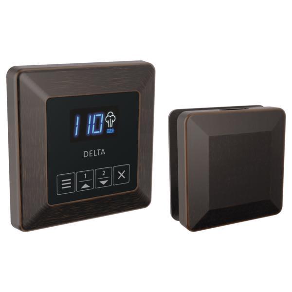DELTA® 5CH-250T-RB Square Steam Shower Control, Digital Display, Venetian Bronze, Domestic