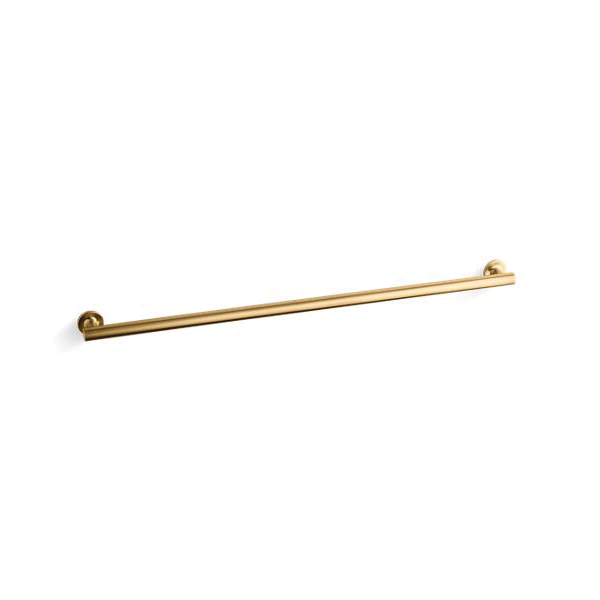 Kohler® 11895-2MB Purist® Grab Bar, 1-1/4 in Dia x 38-7/16 in L, Vibrant® Brushed Moderne Brass, Metal
