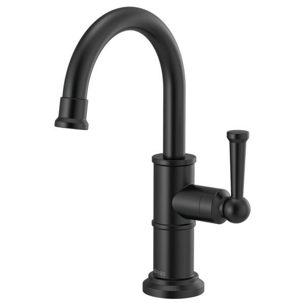 Brizo® 61325LF-C-BL Artesso® Beverage Faucet, 1.5 gpm Flow Rate, Matte Black, 1 Handles, Domestic