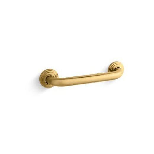 Kohler® 10540-2MB 10540 Grab Bar, 1-1/4 in Dia 14-13/16 in L, Vibrant Brushed Moderne Brass, Metal