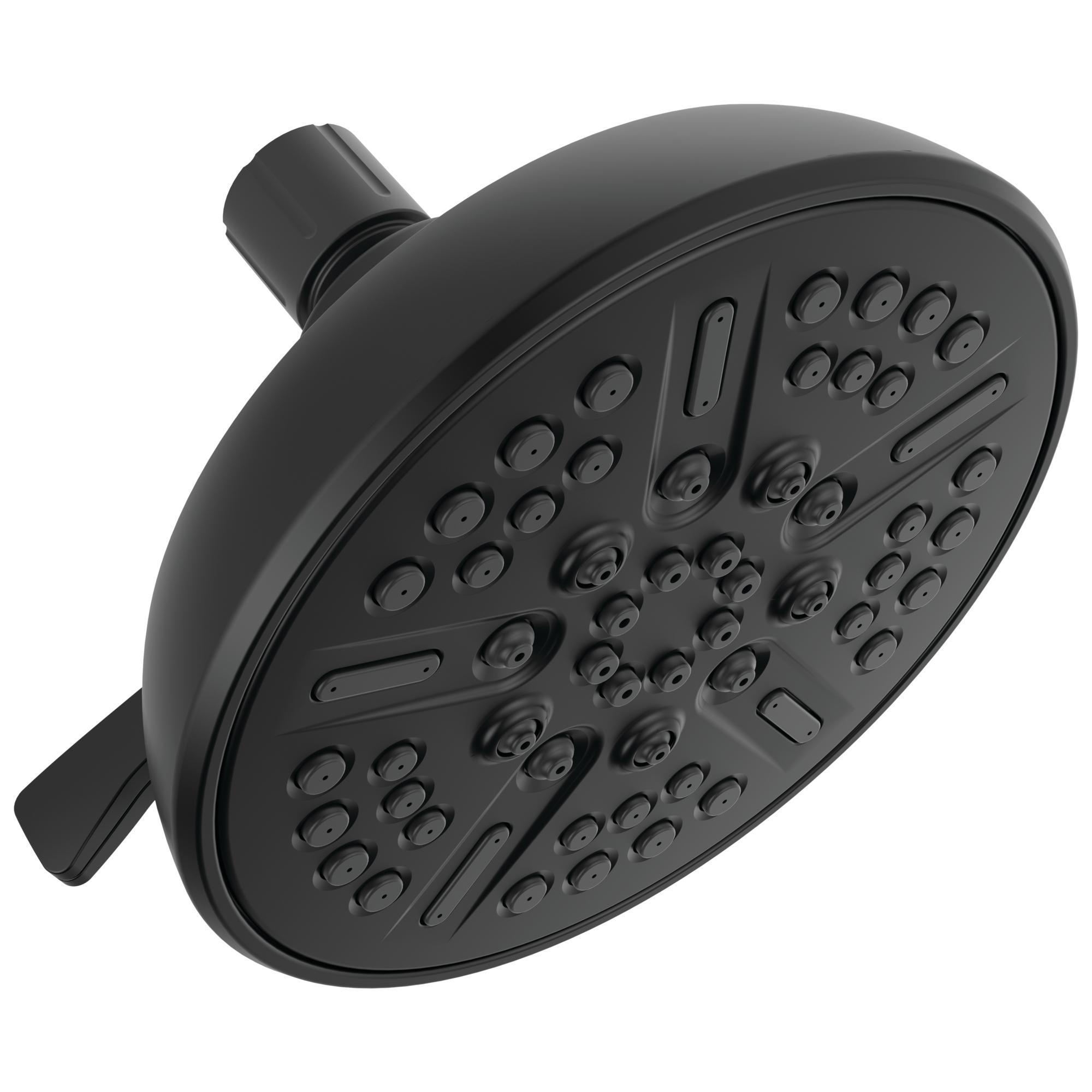 DELTA® 75898BL Universal Showering Components Multi-Function Showerhead, 2.5 gpm Max Flow, 8 Sprays, Wall Mounting, Import