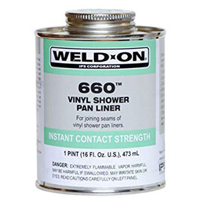 IPS Weld-On&reg; 660 Shower Pan Cement, 1 pt 10835
