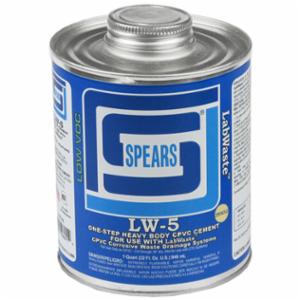 Spears&reg; Labwaste&trade; LW5-030 1-Step Cement, 1 qt