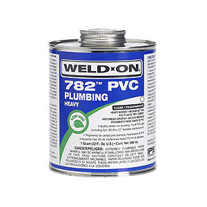 IPS Weld-On&reg; 782 Clear Heavy Pvc Cement, 1 pt
