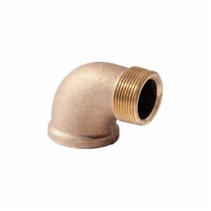 1-1/4 in Brass Street 90 Elbow Lead Free Gs