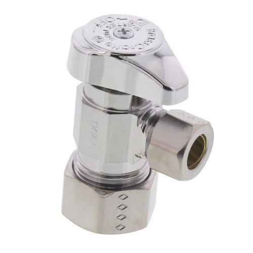 Brasscraft&reg; G2Cr19X C Angle Stop, 1/2 x 3/8 in