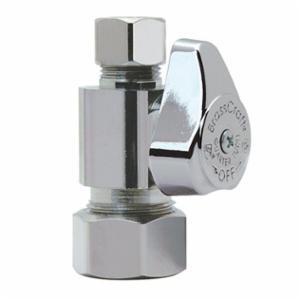 Brasscraft&reg; G2Cr14X C Straight Stop, 1/2 x 3/8 in