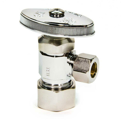 Brasscraft&reg; Ocr19X C Angle Stop, 1/2 x 3/8 in