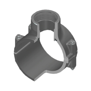 Spears&reg; 867-420Sr Clamp-On Saddle, 4 x 2 in
