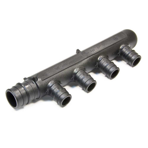 Uponor Q2247550 4-Ports Branch Tee, 3/4 in
