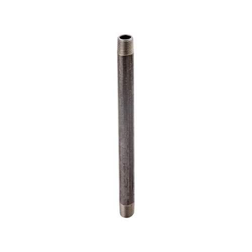1-1/2 x 18 in Black Nipple Gs